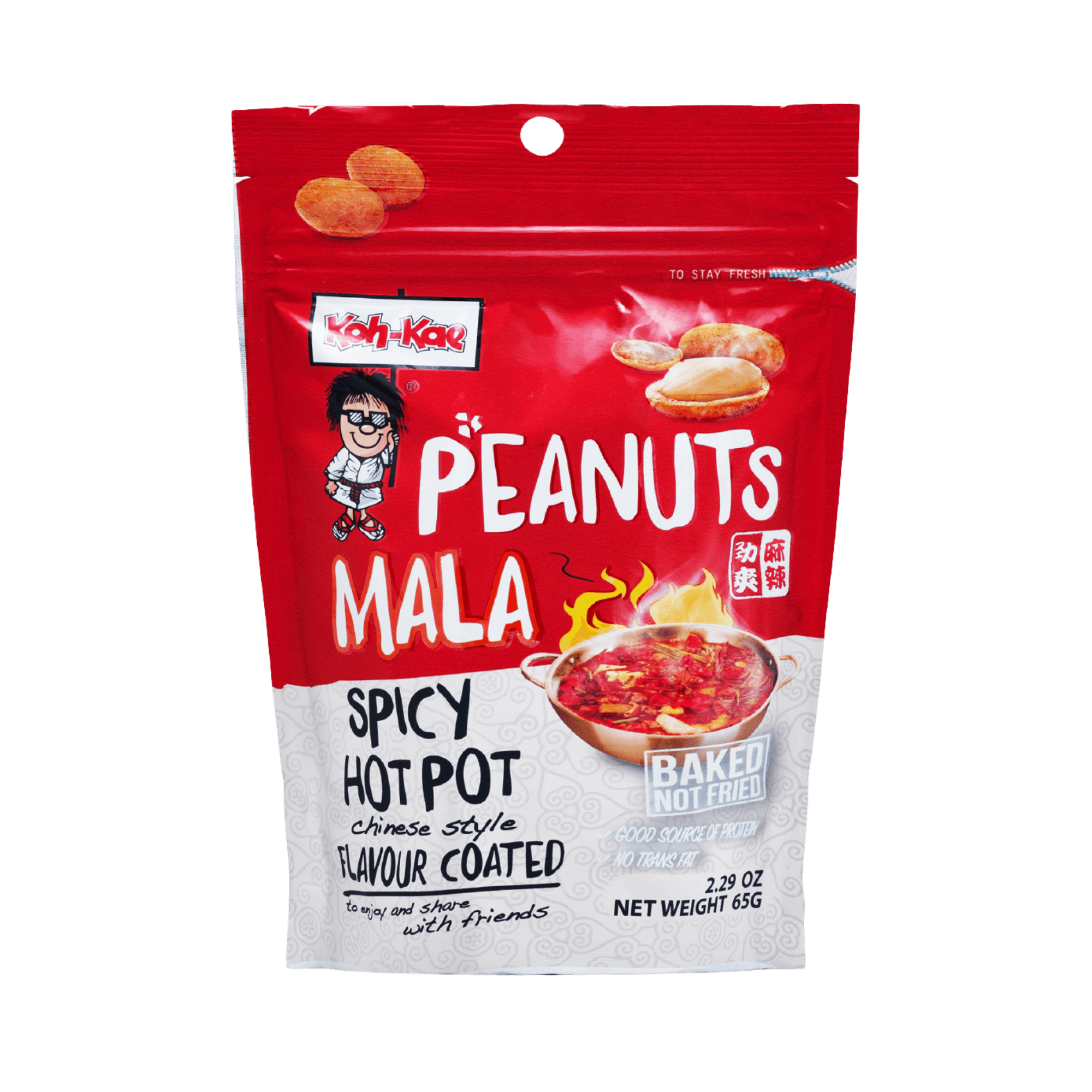 Mala Spicy Hot Pot Flavour Coated Peanuts