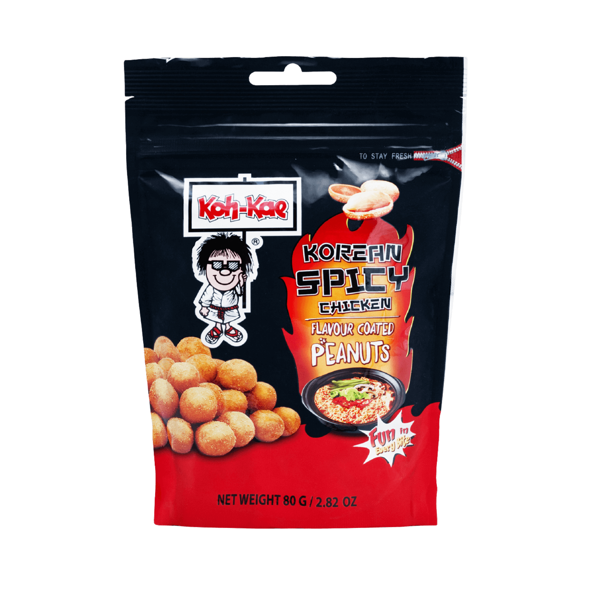 Korean Spicy Chicken Flavour Coated Peanuts