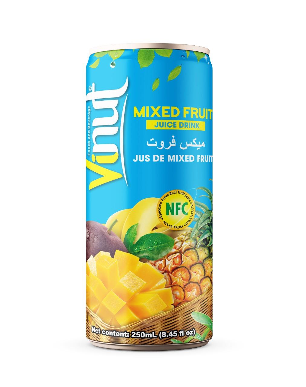Vinut Mixed Fruit Juice Can 250 ml
